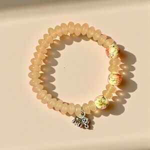 Beautiful Elephant Charm Beaded Bracelet